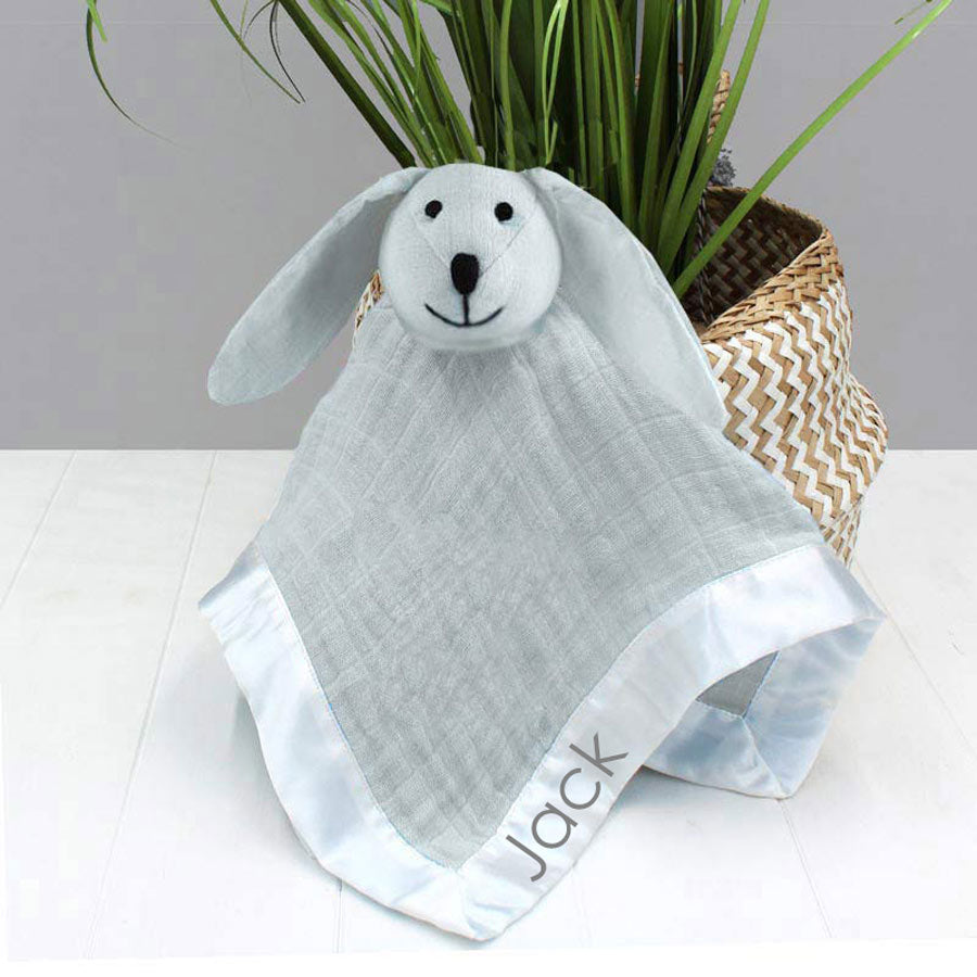 Personalised aden anais Bunny Lovey Grey