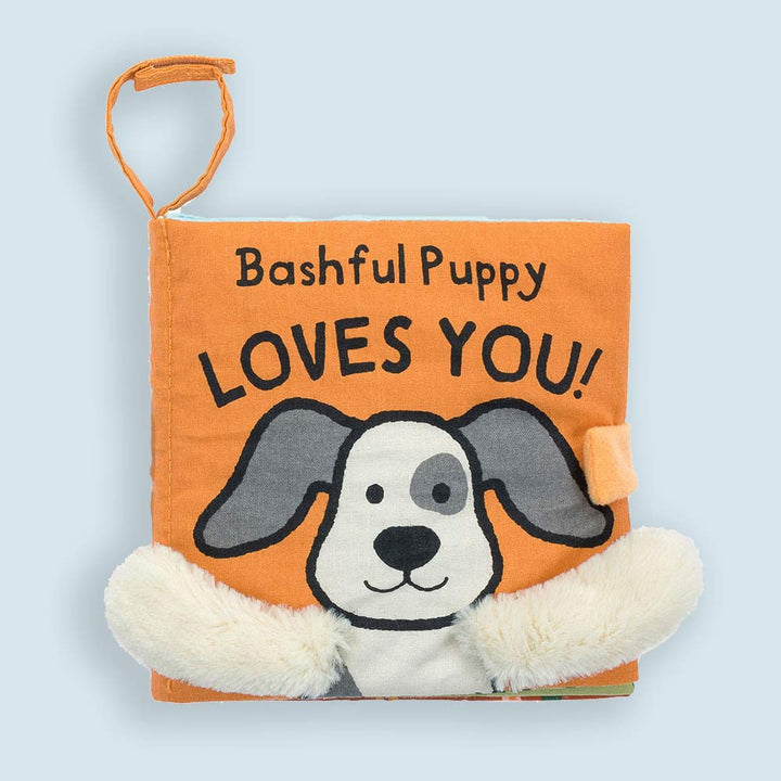 Jellycat Bashful Puppy Loves You Fabric Book