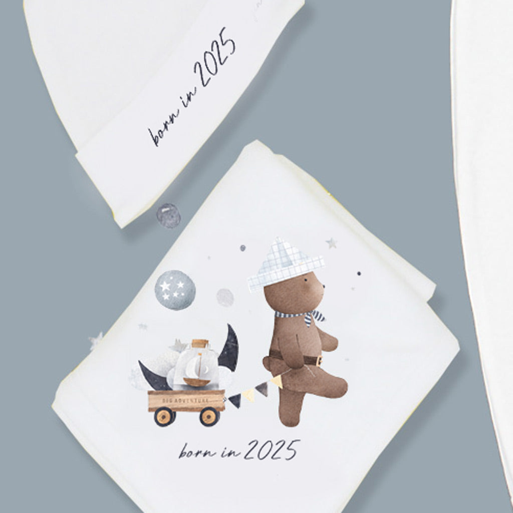 'Born in 2025...Let The Adventures Begin' Gift Box