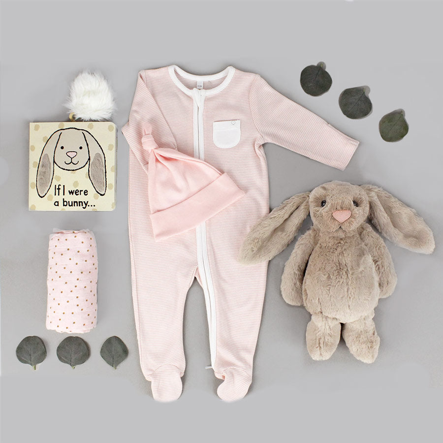 Jellycat Bashful Bunny Baby Girls Gift Box