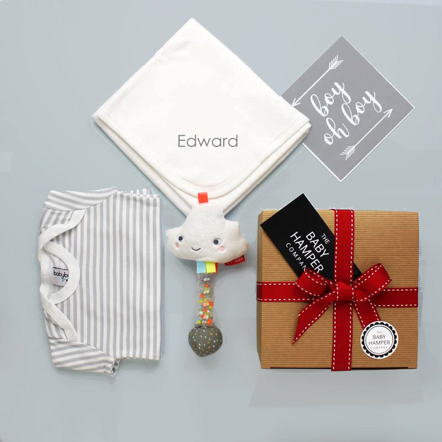 Personalise Baby Boy's Gift Box - Large