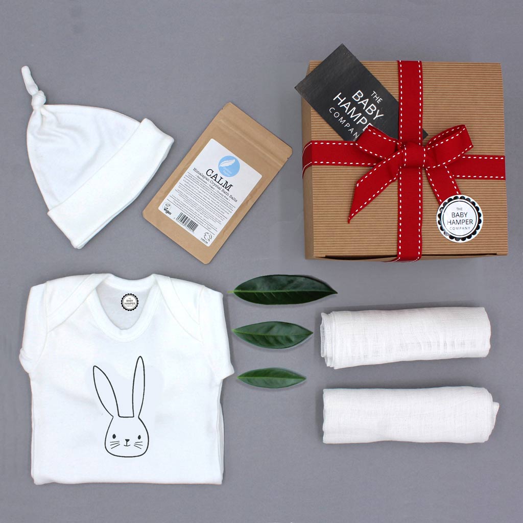 'Pure White' Unisex Hamper - Medium