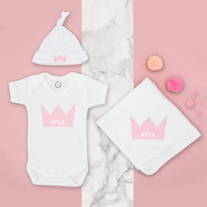 Queen For A Day Personalise Baby Girl's Gift Box