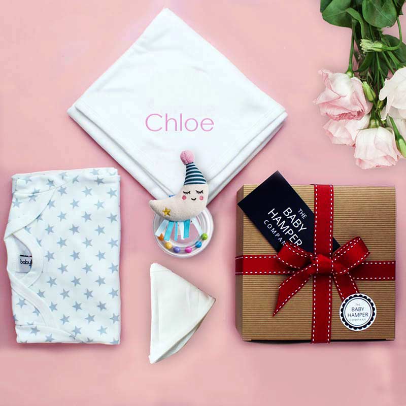 Personalise Baby Girl's Gift Box - Large